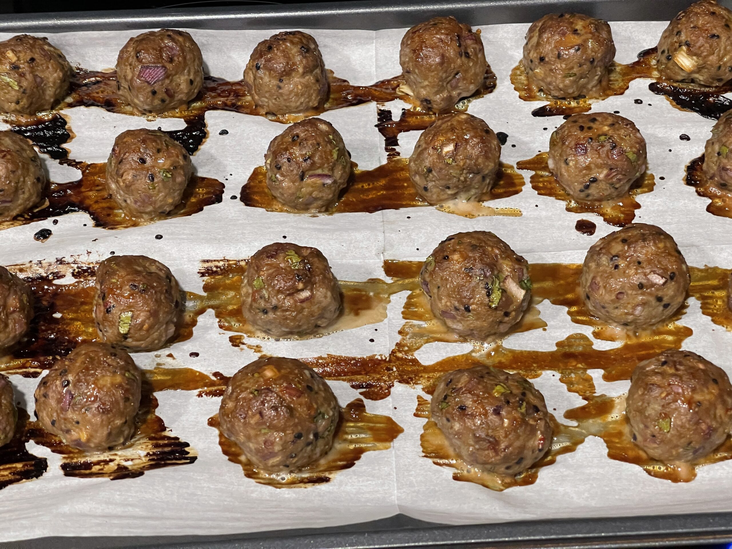 Asiatische Fleischbällchen - glutenfrei - Kochlöffeljunkies Asiatische Fleischbällchen - glutenfrei - Kochlöffeljunkies